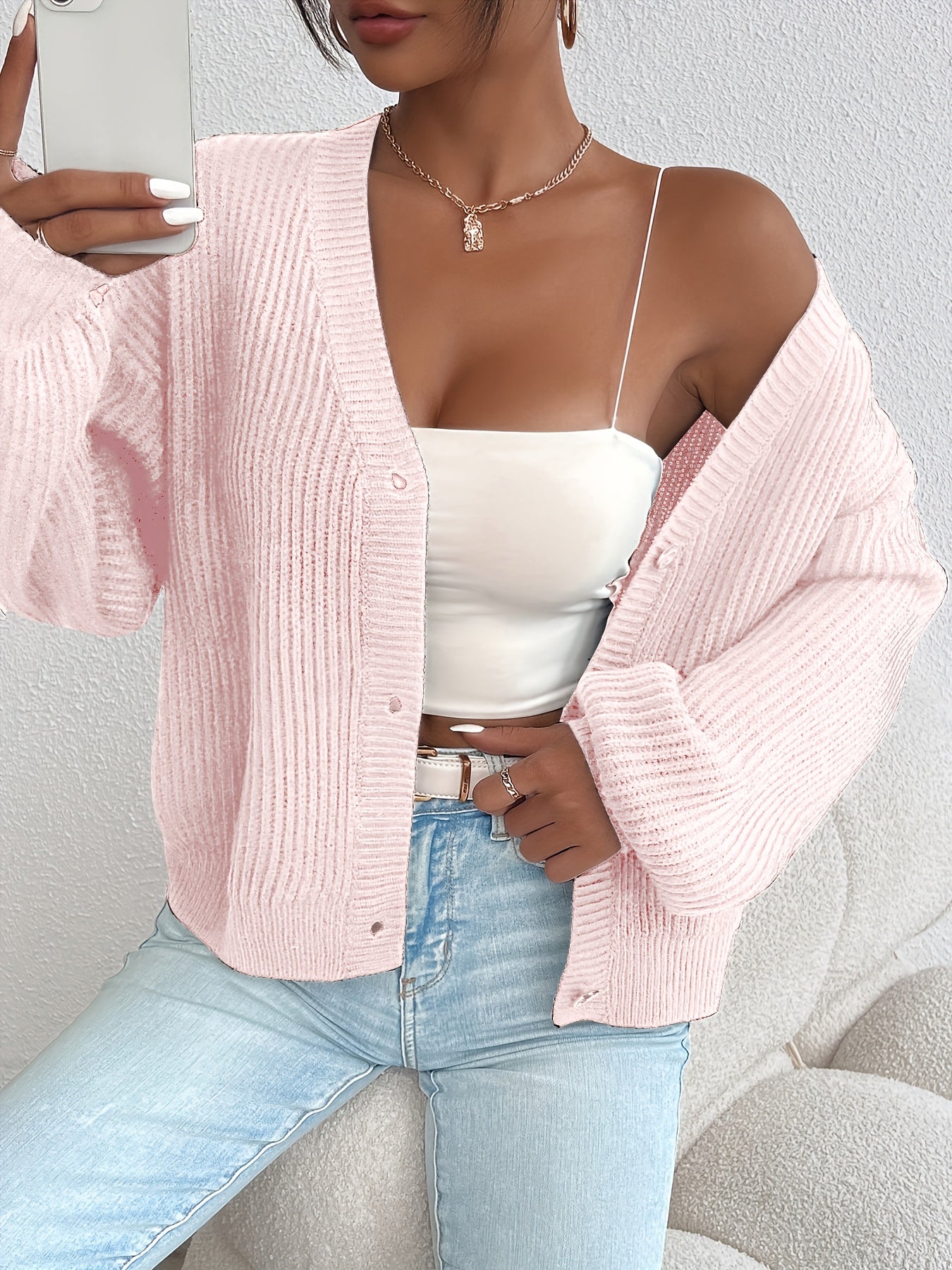 Fashion Mini Women'S Cardigan Sweater