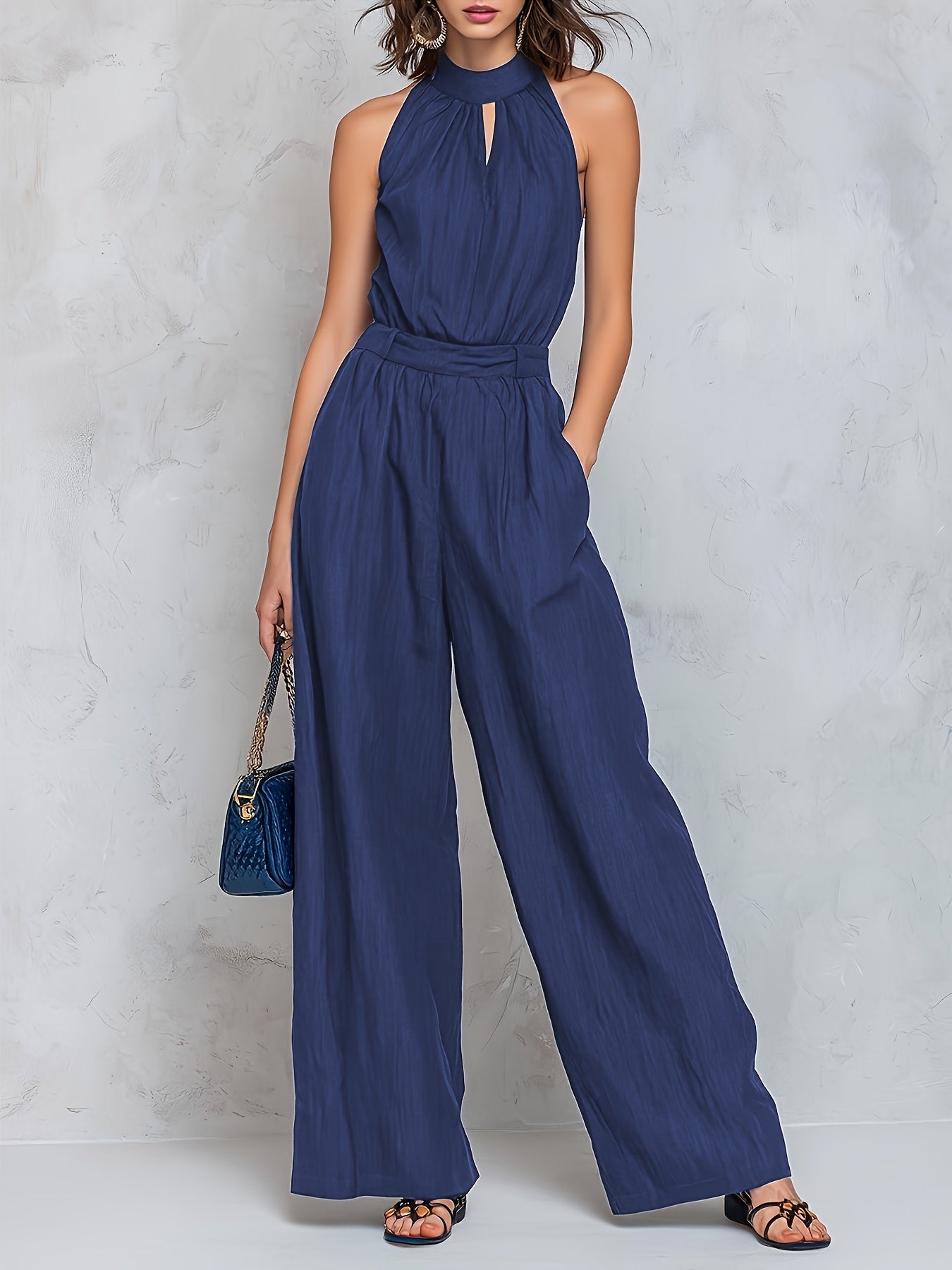 Sleeveless Set, Casual Fashion Versatile, with Pockets, Summer New Arrival