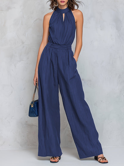 Sleeveless Set, Casual Fashion Versatile, with Pockets, Summer New Arrival