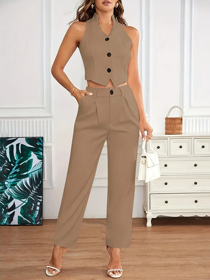 Stylish Vest and Pants Set