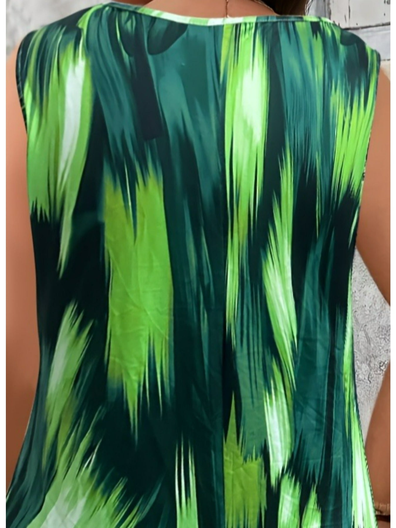Plus-size women's casual dress for home wear  with Round Neck, Loose and Comfortable, Machine Washable Lightweight Summer Dress, Casual and Stylish Home Sleep Dress