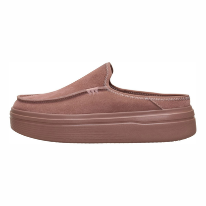 Comfortable Mules for Women with Backless Slip On Cushioned Platform Sole Casual Style