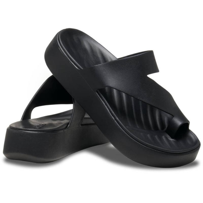 Comfortable Platform Sandals for Women with Cutout Wide Band Foam Slide Waterproof Style