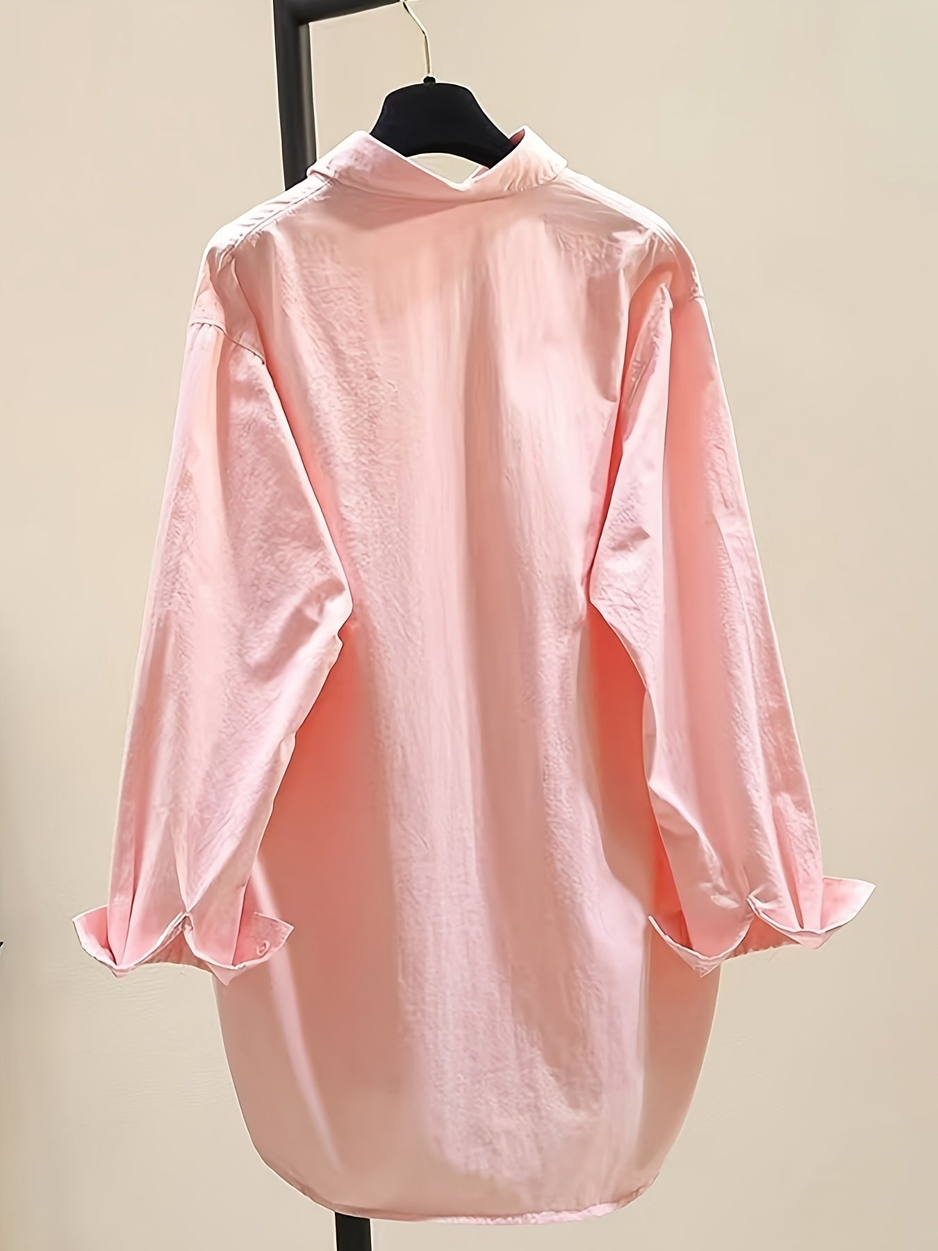 Women's Classic Long Sleeve Button- Shirt