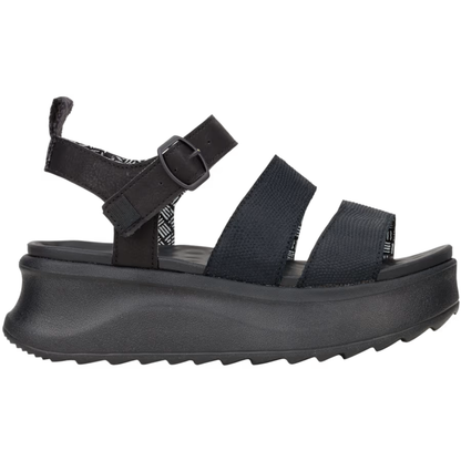 Stylish Platform Sandals for Women with Two Strap Ankle Buckle Open Toe Chunky Style