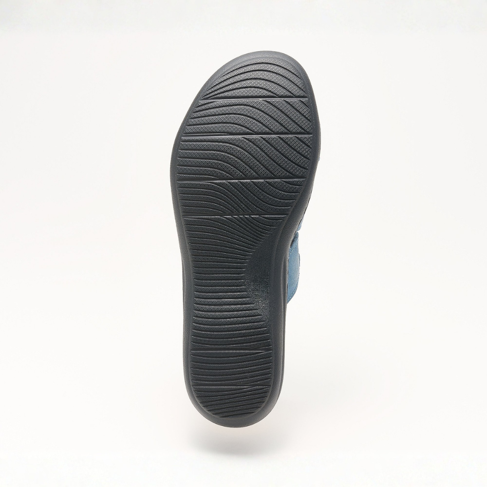 Comfortable Sandals for Women with Triple Adjustable Strap Cushioned Footbed Slide Style