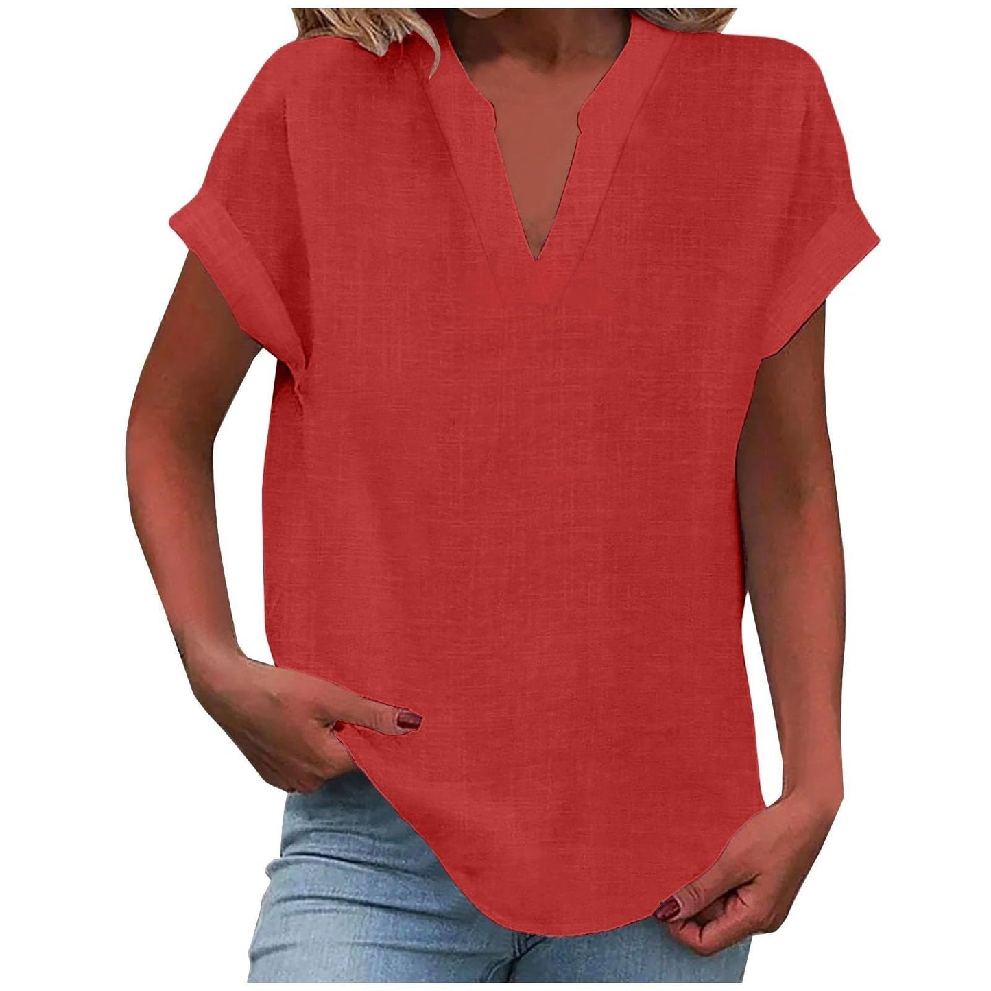 Lexi | Relaxed V-Neck Blouse