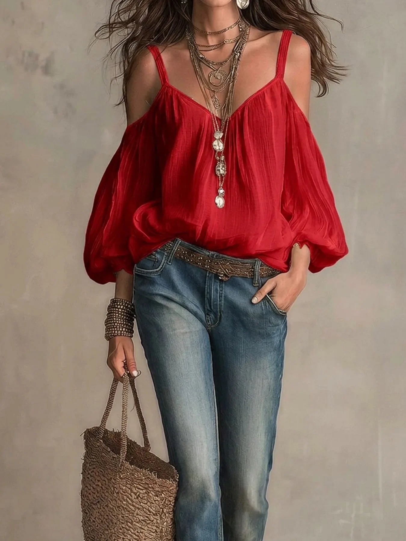 Dakota Off Shoulder Boho Blouse