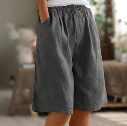 Damen Weite Culotte Shorts | Lässig