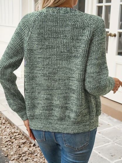 New Solid Color Women'S Sweater Cardigan