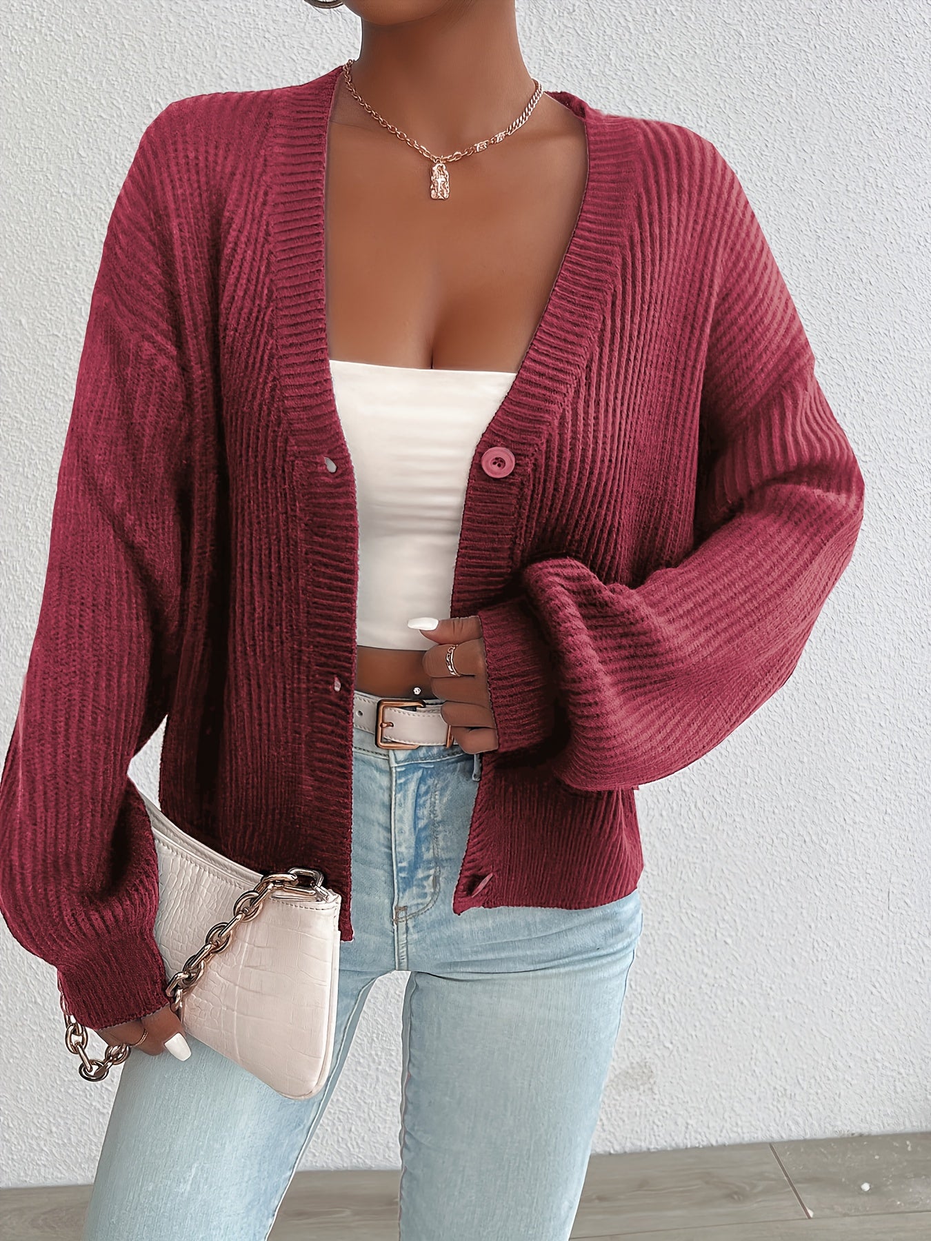 Fashion Mini Women'S Cardigan Sweater