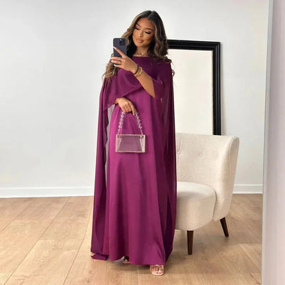 Calloway | Women's Cape Sleeve Maxi Dress Wedding Guest