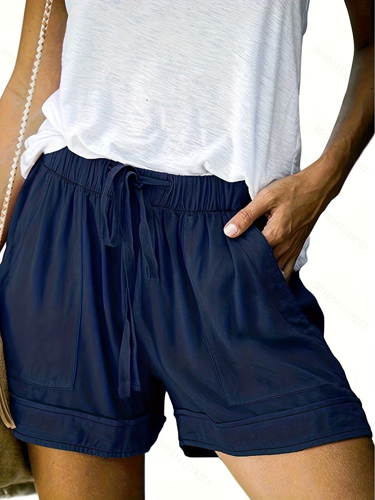Delia | Women's Casual Drawstring Relaxed Shorts
