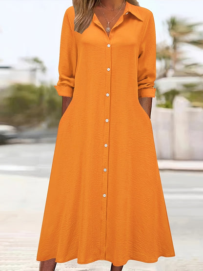 Fashion Women's Long Shirt Dress