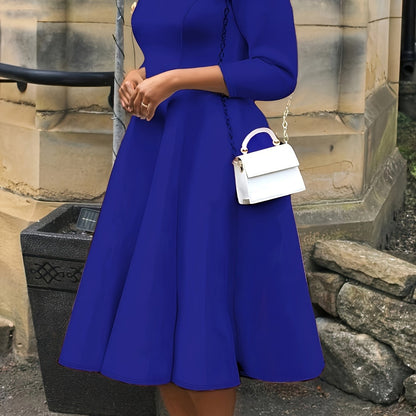Plus Size - Plus Size - TB6312 Plus Size Fashion Elegant Temperament Dress
