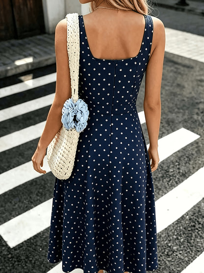 Women's Fashionable and Elegant Printed Waist-Cinching Dress, Suitable for Daily Wear and Various Occasions, Makes a Perfect Gift for Mothers, Ideal for Holidays, Beach Outings, Date Nights, and More. Printed Midi Dress, Summer Midi Dress