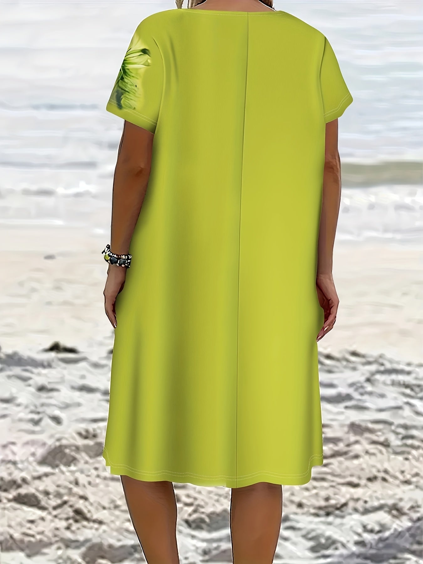 Plus Size Women's Summer / Floral All-Over Print Dress / Vacation Style / Suitable for All Seasons / Casual And Chic