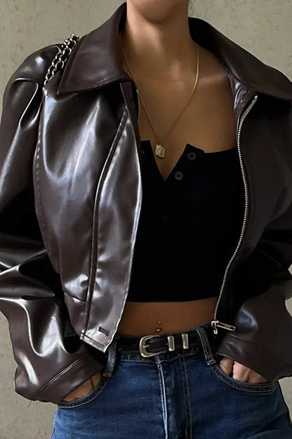 Jane | Women's Cropped Zip Up Jacket