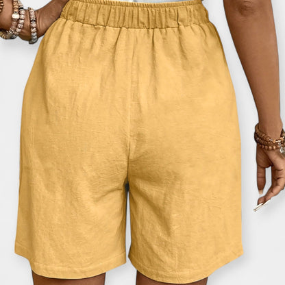 Priya | Women's Elastic Waist Drawstring Shorts