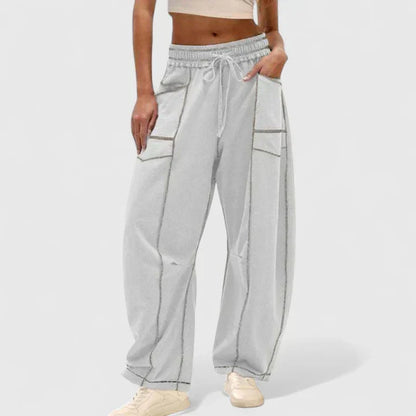 Ysolde | Women's Wide Leg Drawstring Elastic Waist Pants