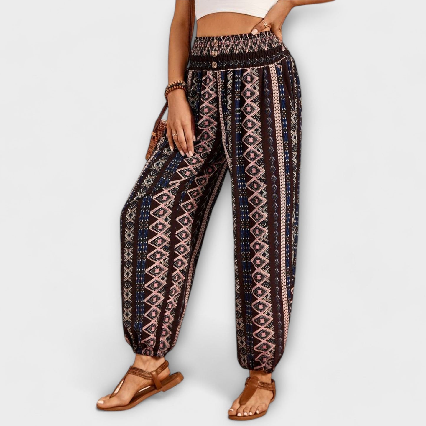 Zindra | Women's Boho Printed Harem Pants